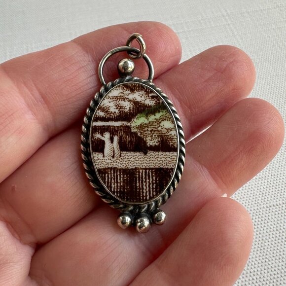 Jacqueline Smiley Sterling Pendant Necklace - Picture 6 of 14